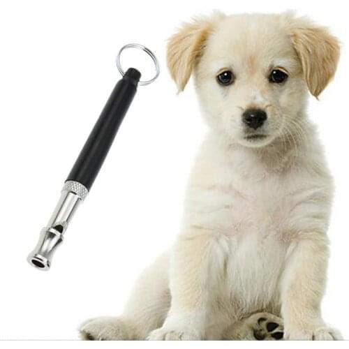 1PC Black Two-tone Ultrasonic Flute For Training Sound Whistle Supersonic Obedience Pet Puppy Dog Whistle Dog Accessories New