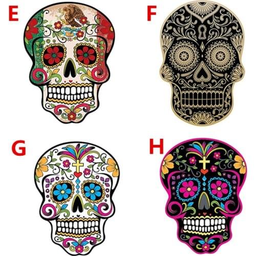 Aliauto Terror Skull Car Sticker Colorful Graffiti JDM Styling Decal Decoration for Audi A1 A3 A4 A5 A6 A7 Q3 Q5 Q7 RS3 RS5