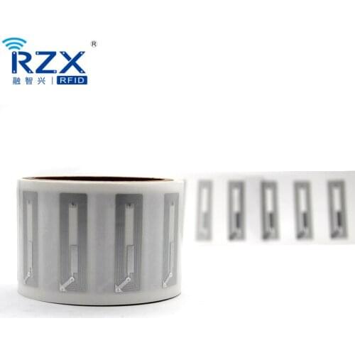 Free shipping 54x18mm 100pcs FM1108 chip rfid tag 13.56Mhz tag smart rfid inlay wet inlay