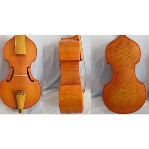 Broque style SONG Brand Maestro 7 strings16" viola da gamba, flames back#4958