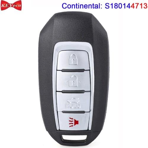 KEYECU for Infiniti Q50 Q60 2019 2020 Smart Remote Key Fob S180144713 KR5TXN7 433.92MHz 4A Chip 4 Buttons