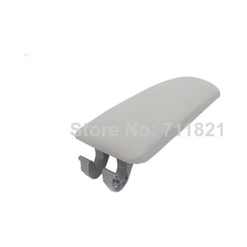 Armrest Cover Lid Grey Leatherette For Audi A4 B6 / A4 B7