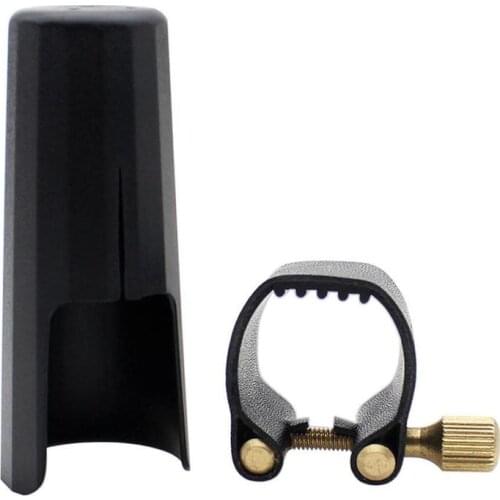 PU Leather Bb Clarinet Ligature And Cap Fastener Music Accessories Supplies Instruments Musical Instrument F1Y9