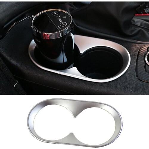 ABS Matte For Mazda 3 Axela 2014 2015 2016 accessories Center Console Cup Drink Holder Cover Trim Panel Bezel Frame car styling