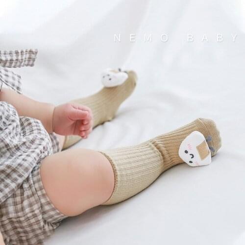 Cute Cartoon Baby Socks for Newborn Autumn Winter Anti-slip Kids Stockings Infant Toddler Knee High Socks Baby Accessories