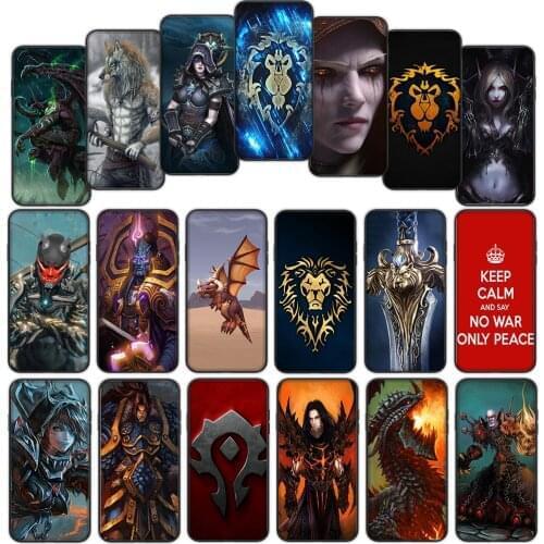 Wows World of Warcraft Soft Cover Case for Xiaomi Mi Note 10 Ultra A1 A2 Lite A3 Pro Max Pocophone F1