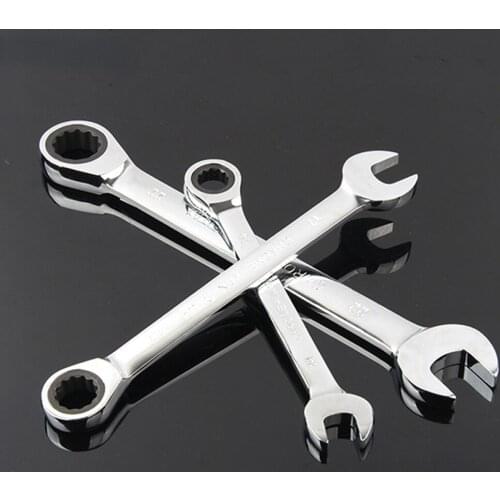 Wrench Set Ratchet Spanners Wrench Fine Tooth Gear Ring Torque and Socket Wrench Set Nut Tools for home for Repair Set of Wrench