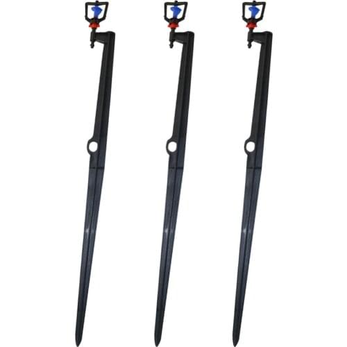 360 Degree Rotating Misting nozzle with Long rod Connector Greenhouse Irrigation Misting cooling sprayer Kits 5 Sets