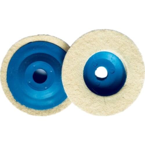100*8*16mm Wool Polishing Wheel Buffing Pads Angle Grinder Wheel Felt Polishing Disc for Metal Marble Glass Ceramics