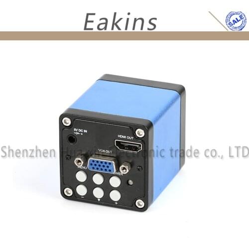 1/2.5" CMOS 1080P Industry Video Microscope Camera HDMI VGA Outputs 60F/S 1080P CS/C-Mount Lens For Phone Tablet PCB Repair