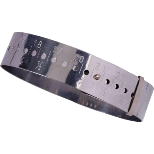 Adjustable Plastic Metal Wristband Bracelet Ring Size Measuring Instrument Measuring Jewelry Tool