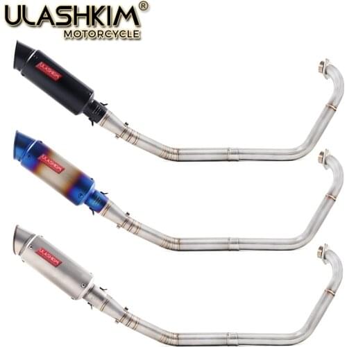 Motorcycle Full Exhaust Escape System Modifed Pipe Slip On For Yamaha YZF-R15 R125 MT125 MT-15 MT 15 125 2008-2017 Exhaust
