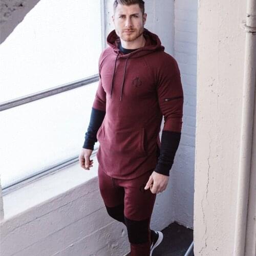 Sporting Suits Mens Fashion Tracksuit Men Trainingspak Survetement Mens Sportwear Suit Hoodies Tracksuit Set Male