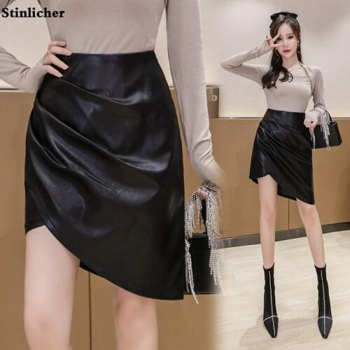 Stinlicher Women's Leather Skirts