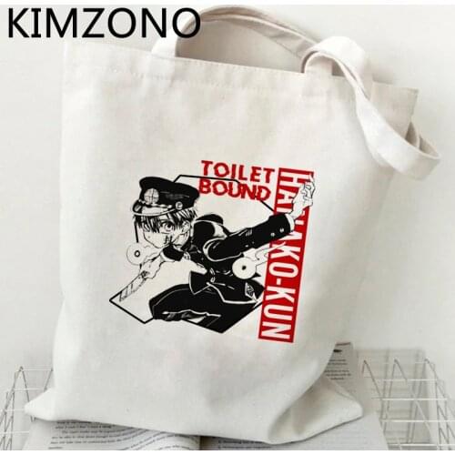 Toilet Bound Hanako Kun shopping bag handbag bolso shopper canvas shopping bag bolsas reutilizables ecobag sac cabas sacolas