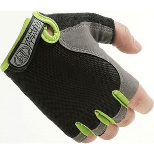 1Pair Half Finger Bicycle Cycling Gloves High Elastic Breathable Mesh Anti-Slip MTB Bike Gloves Outdoor Sports Cycling Gloves