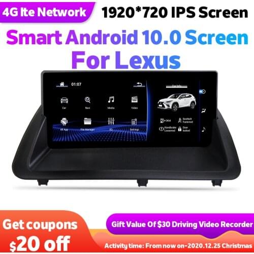 Octa Core Android 10.0 Car Multimedia For Lexus CT200h 2013 CT 200h Carplay GPS Navigation Player Radio Stereo 2 Din Head Unit