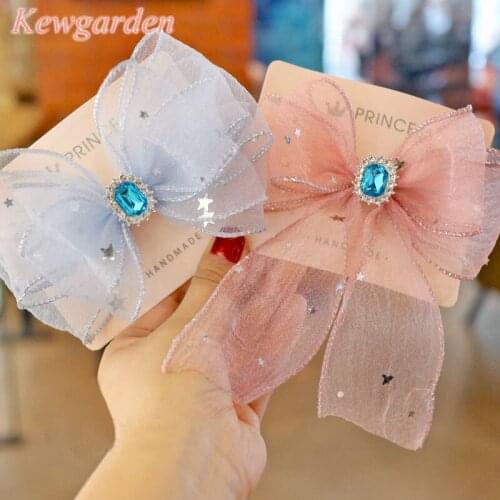 Kewgarden Bow-tie girl hairpins hair accessories girls headbands 3Pcs