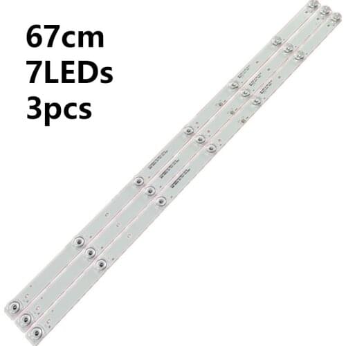 1 lot=3 pieces 1pcs=7lamps led backlight 385B 385E20 3X7 7S1P 1910 0D20 for 39inch CC02385D671V03 CC02385D671V07