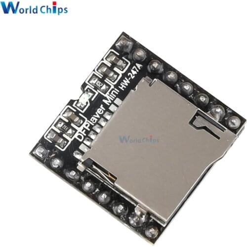 10pcs/lot Mini MP3 Player Module TF Card U Disk Mini MP3 Player Audio Voice Module Board For Arduino DF Play Wholesale in stock