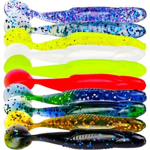 10pcs/lot Soft lure 6g 9.5cm Fishing lure Shad Wobblers Odor Attractant Carp Silicone Bait Pike Bass Artificial Bait 2021 New