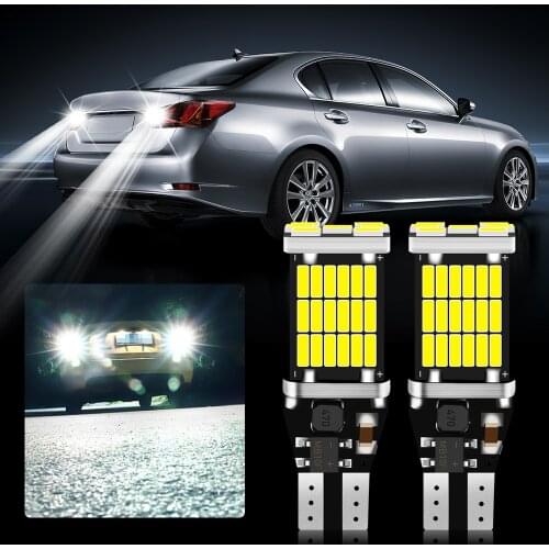 2pcs Canbus Error Free T15 W16W LED Bulbs Car Backup Reverse Light for BMW E60 E90 E91 Ford Fiesta Fusion Focus Mazda 3 5 6 CX-5