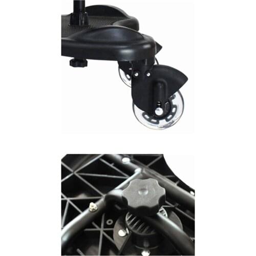 2-in-1 Stroller Buggy Attachment Panel with Permanent Seat Platform