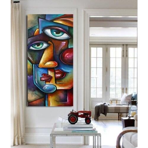 Abstract girl face Diamond mosaic full drill square round diamond 5d diy Diamond Painting Cross Stitch Diamond Embroidery woman