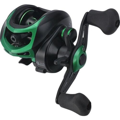 AI-SHOUYU 2021 New Baitcasting Fishing Reel 19+1 BBs 8Kg Breaking Force 9.1:1 High Speed Fishing Wheel for Fresh Water