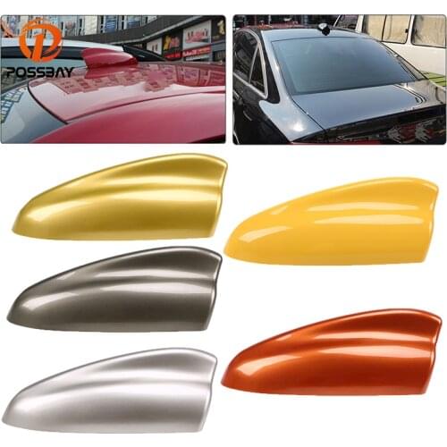 POSSBAY Car Antenna Super Shark Fin Antenna Radio FM AM Signal Aerials for VW Polo Ford Kuga Chevrolet Cruze Nissan qashqa