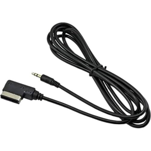 Car 3.5mm AUX Audio Cable Music Interface Adapter Compatible for A3 A4 S4 A5 S5 A6 A8 Q5 Q7 R8 TT Jetta Passat Golf Mk5