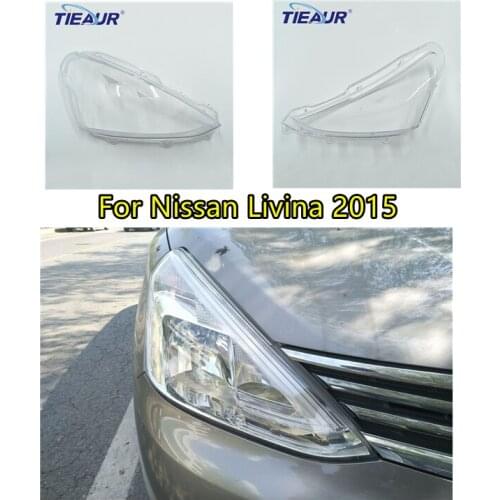 Headlamp Lens Auto Shell Cover For Nissan Livina 2015 Headlamp shell Clear Lampshade Lampcover Shade Caps