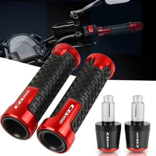 For HONDA CB300F CB 300F CB300 F 2014 2015 2016 2017 2018 CNC Motorcycle 7/8"22mm Anti-Slip Handlebar Hand Handle Bar Grips Ends