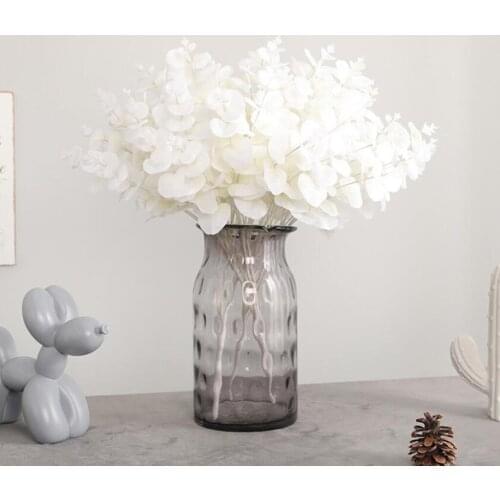 Artificial Eucalyptus Leaves Simulation Leaves Bunch Silk Flower Arranging Accessories for Home Decor Party Wedding Ornament
