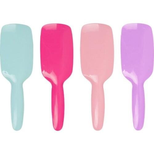 Candy Color Big Board Comb Knot-proof Plastic Hairdressing Tool Comb