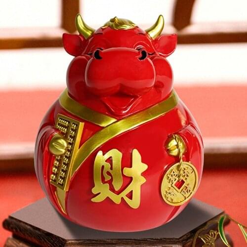Cow Piggy Bank Custom Money Box Pot Savings Fund Coin Container