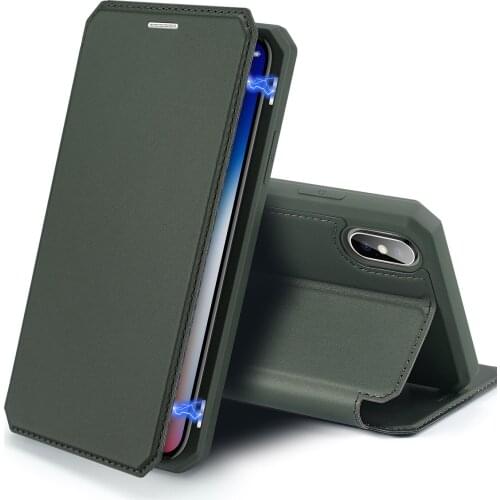 Leather Flip Case For Apple iPhone XS Max Case Full Protection Wallet Cover With Card Slot For Apple iPhone XR X Xs Case