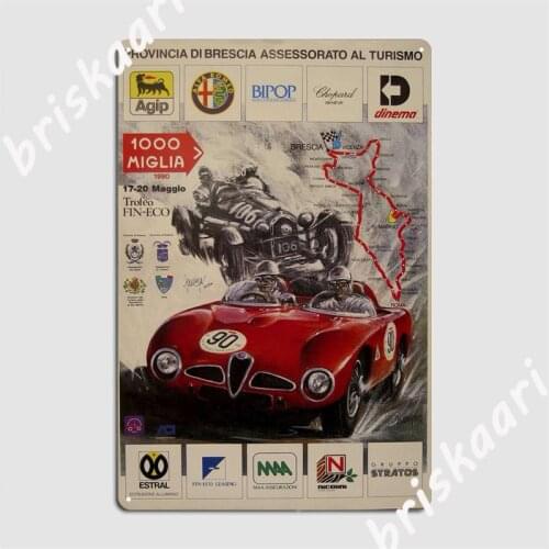 Maggio 1990 Metal Sign Plates Design Pub Club Bar Tin Sign Posters