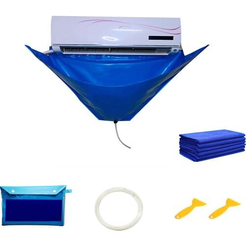 Air Conditioner Cleaning Cover Set Air Conditioning Cleaning Water Collector Reusable AC Washing Protector Air Condition