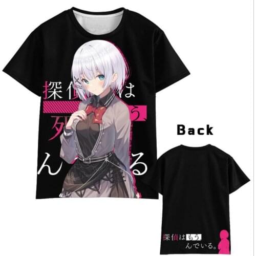 New The Detective Is Already Dead Siesta T-shirt Anime t shirt Polyester Summer Short-sleeve Tees tops