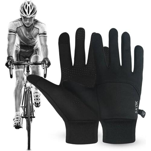 Tactical Gloves Mens And Womens Autumn and Winter Waterproof Warm Gloves Mountain Bike Outdoor Sports Riding Climbing Non-Slip