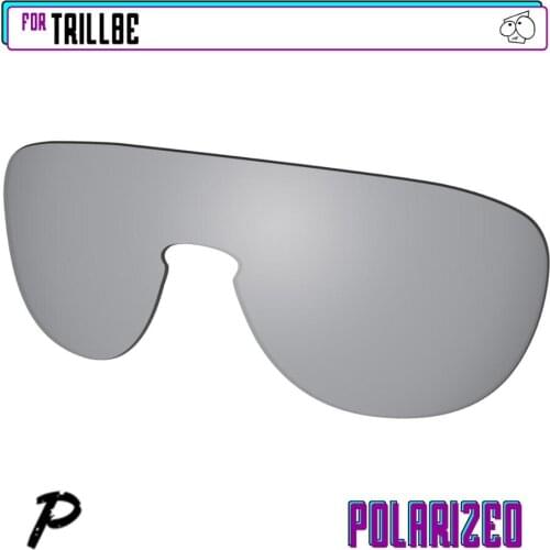 EZReplace Polarized Replacement Lenses for - Oakley Trillbe Sunglasses - Silver P