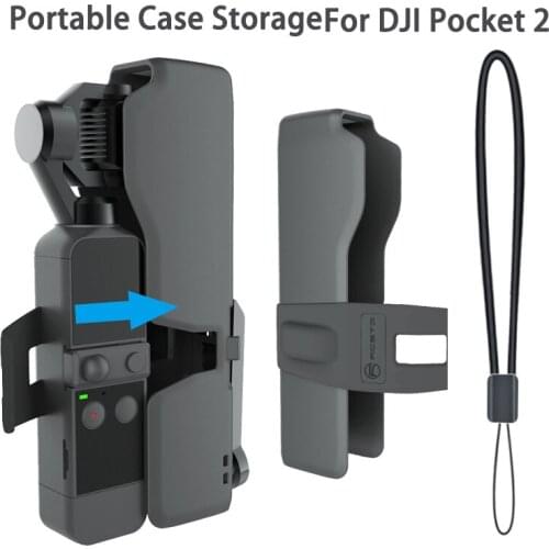 DJI Pocket 2 Portable Bag Case Storage Wheel protection Box Hard Shell W Strap For OSMO Pocket 2 Camera Gimbal Accessories