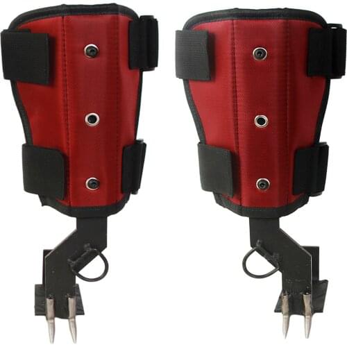 Portable Tree Climbing Spike Set Adjustable Climbing Training Holder Lanyard Rope Pedal Non-Slip for Outdoor Accessories