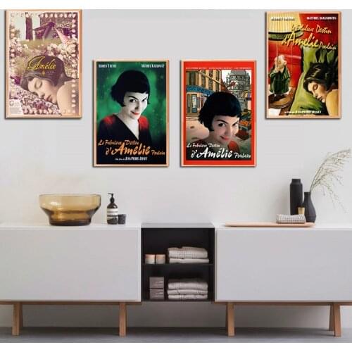 French Movie Amelie Wall Art Canvas Painting Nordic Posters And Prints For Living Room Decor