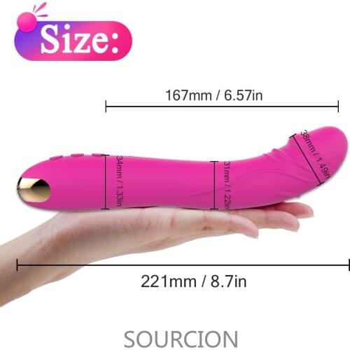 SWT 10 mode real dildo Vibrator for Women Stimulator Massager Masturbator Soft Female Vagina Clitoris Sex Product for Adult