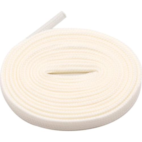 Coolstring 0.7cm Canvas Casual Shoelace Hollow Double Flat Shoelace Solid Color Plain Bootlaces For Dad Shoes Sneakers 34 Colors