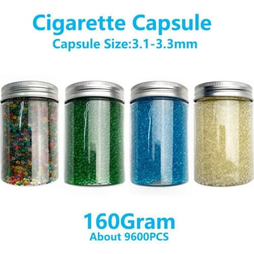 Cigarette Capsule Filter Pops Bead Burst pusher mint balls For Tobacco Holder Smoking Accessories black Ice fruit flavor
