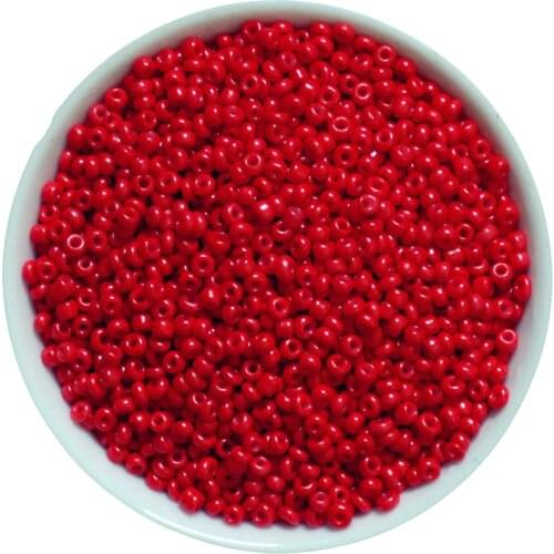 Red Color Glass Beads 2mm 1000pcs/lot Solid Color Czech Seed Spacer Beads For Fashion Jewelry Making