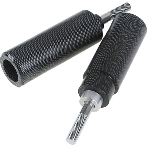 Carbon Fiber Delrin Motorcycle Frame Slider Anti Crash Pad Spike Kit Crash Falling Protection For Yamaha FJR1300 GG 2006-2007